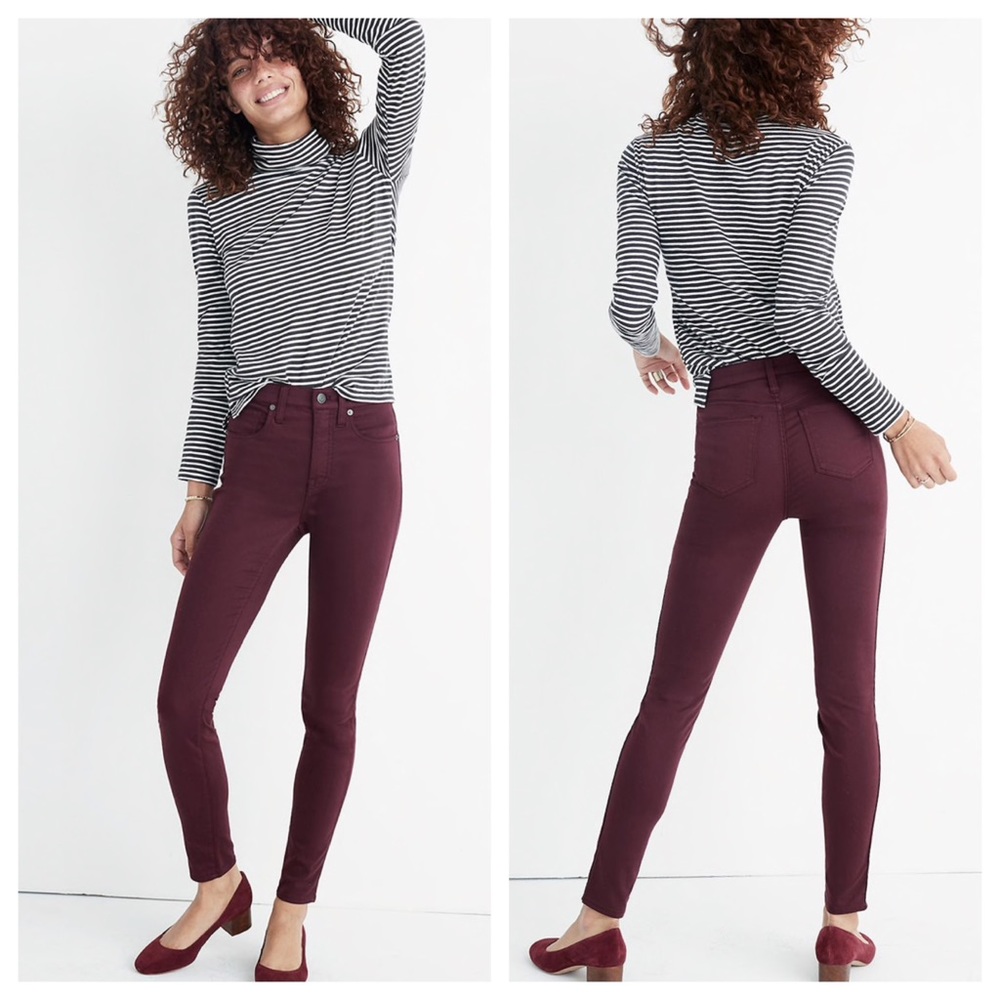 MADEWELL Skinny Skinny Ankle Crop Pants